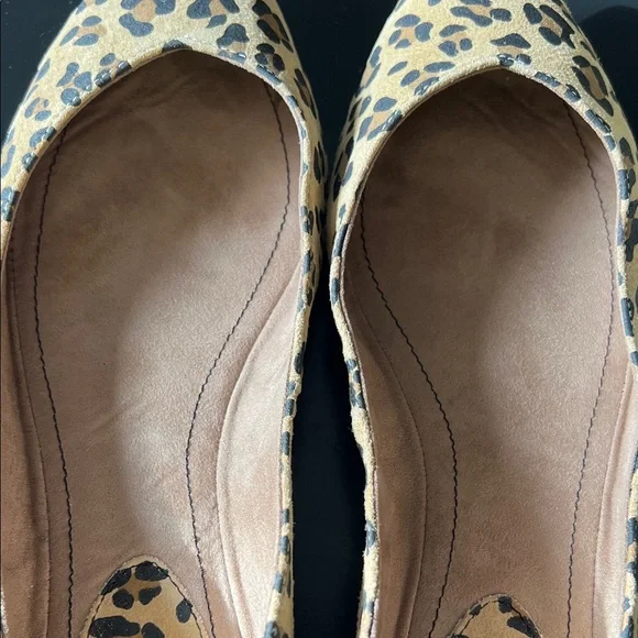 Nordstrom BP Leopard Print Women's Flats Size 8 in Like New Condition with Box - Picture 3 of 10